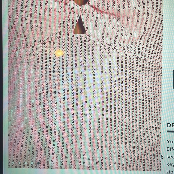 Lulus Aura pink sequin bodycon mini dress - Picture 5 of 5